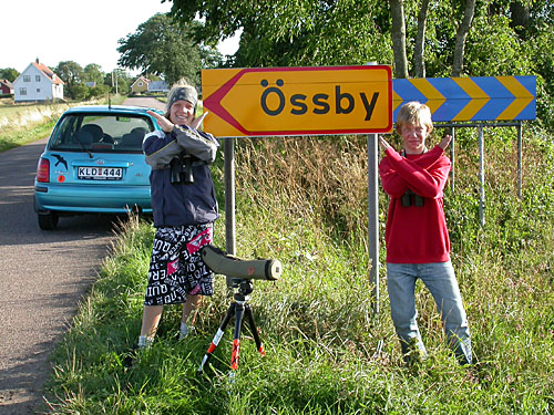Erik och Johannes vid Össby